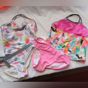 Jantzen & Op bathing suits, Sz. 6-6x, Multi-color